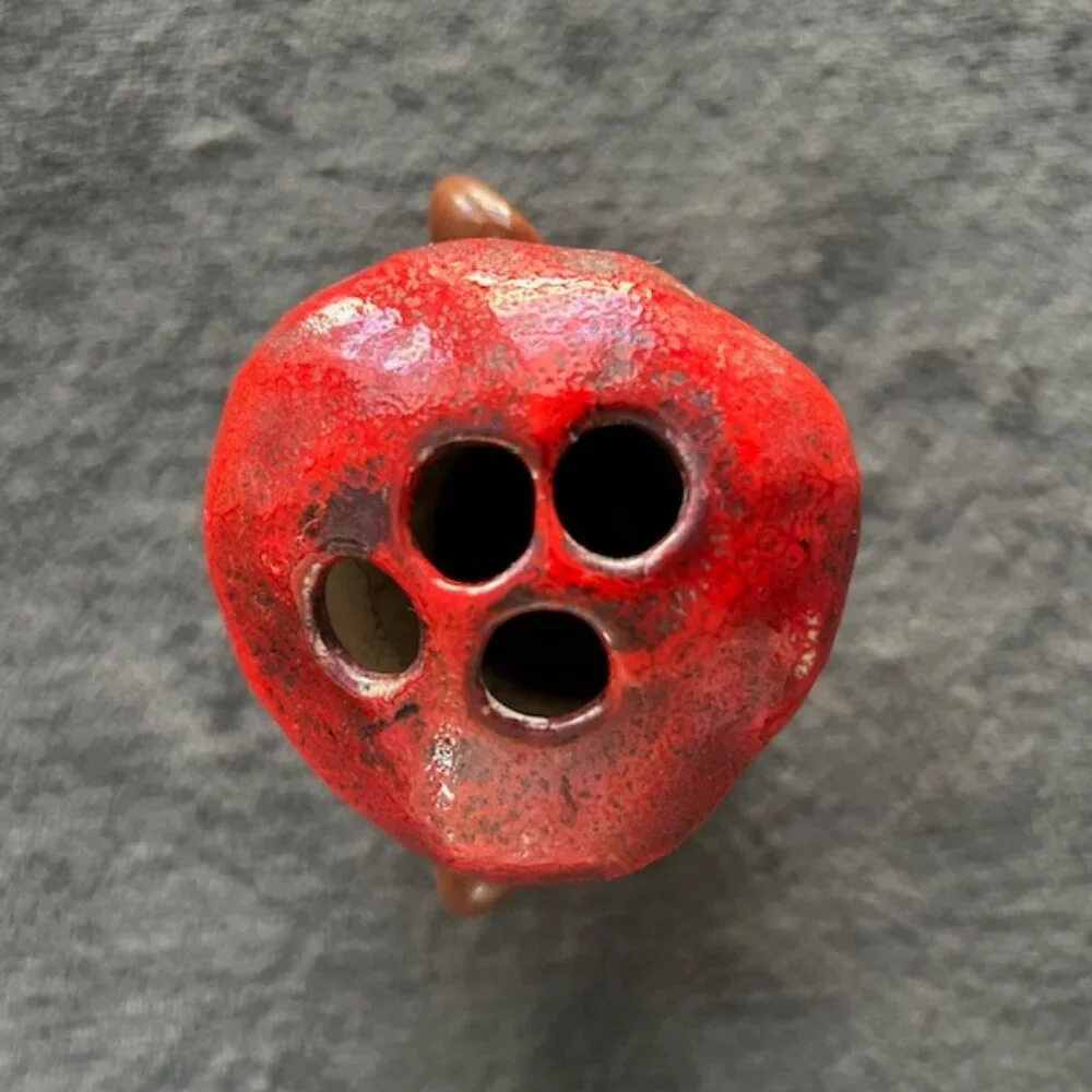 Vintage Ceramic Mouse Pen & Pencil Holder